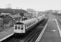 Class 117 DMU at Lawrence Hill