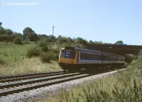 Class 117 DMU at Hungerford