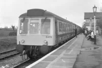 Class 118 DMU at Cranmore