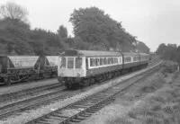 Class 118 DMU at Coalville