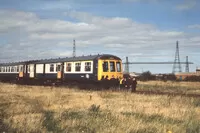 Class 119 DMU at Newport Docks West Side