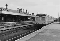 Class 120 DMU at Lincoln St Marks