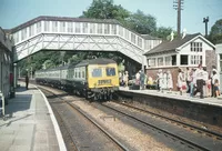 Class 120 DMU at Bodmin Road
