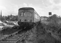 Class 120 DMU at Bulmers, Hereford