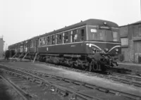 Class 120 DMU at Stafford Road Works, Wolverhampton