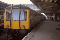 Class 122 DMU at Derby