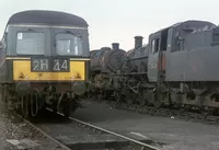 Class 126 DMU at maybe Ayr depot