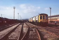 Class 119 DMU at Cardiff Docks
