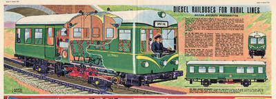 Railbus in Eagle Comic