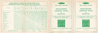 Outside of June 1958 Manchester-Buxton timetable